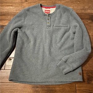 Coleman men's long sleeve fleece lined shirt